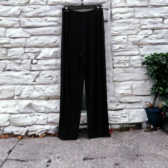 J. Jill Rayon Spandex Blend Pull On Stretch wide leg Trousers M - Picture 1 of 4